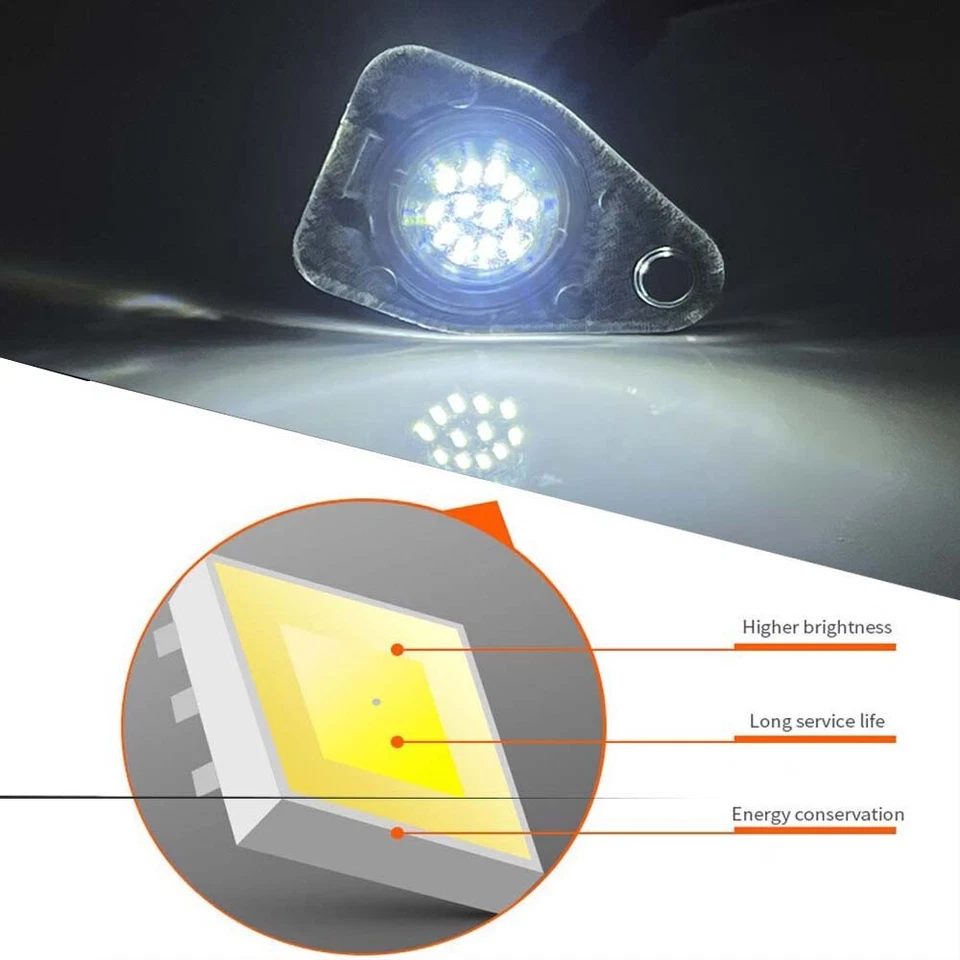 For Ford Expedition Freestar Taurus Navigator [FULL LED]License Plate Light Pair Foto 3 de 4