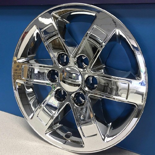 2007-2013 GMC Sierra 1500 # IMP-358X 17" 6 Lug Chrome Wheel Skins NEW SET/4 - Picture 8 of 12