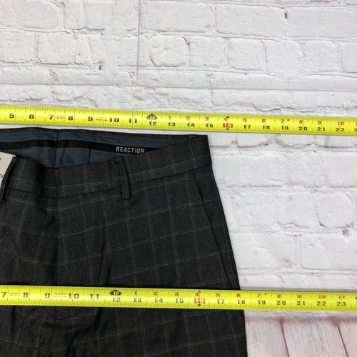 NWT Kenneth Cole Reaction Men Stretch Slim Fit Pants Size 30X32 Plaid B289 -3 - Picture 3 of 20