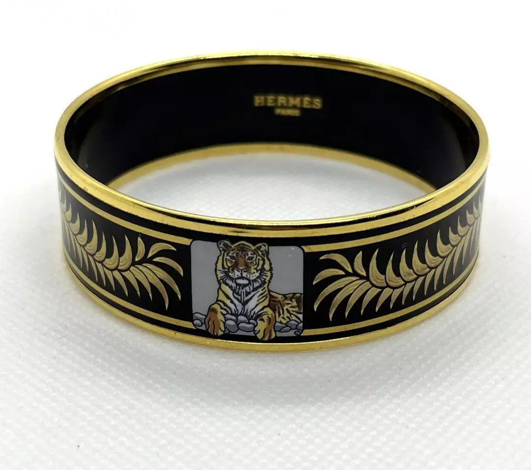 Hermes enamel deals bangle bracelet