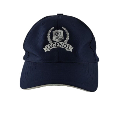 Legends Imperial Head Gear Cap Hat Hook & Loop Adjustable Embroidered Navy