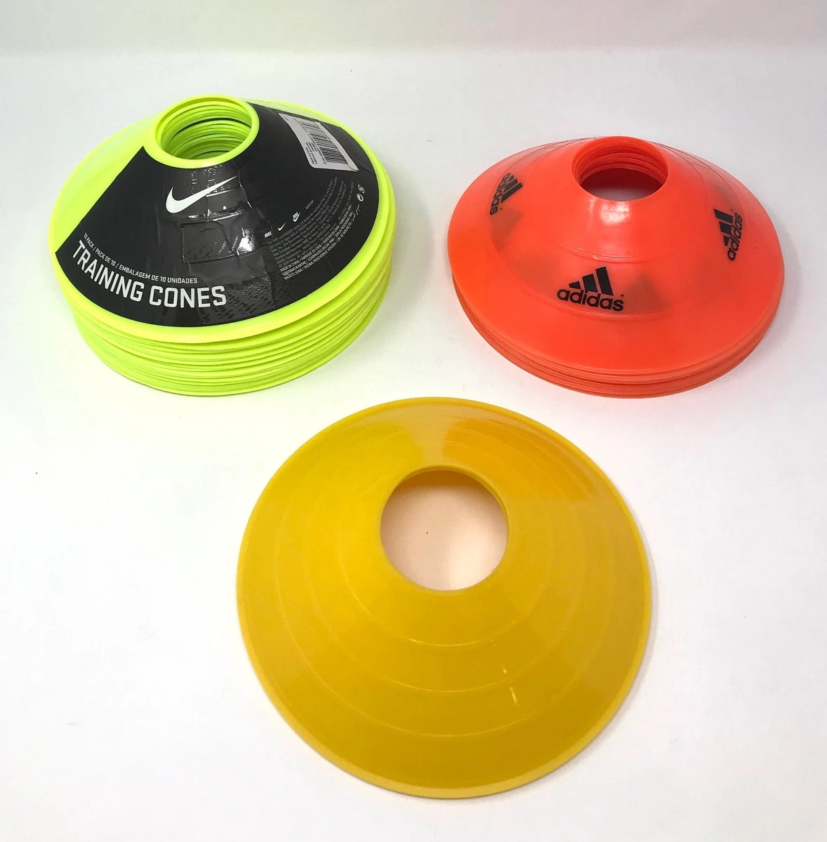 33 new and used TRAINING CONES Nike Adidas soccer football lacross CrossFit