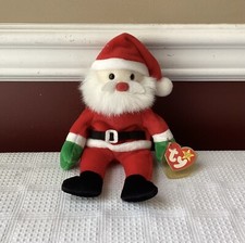 ty "Santa" Beanie Baby/ Santa Clause Beanie Baby with Original Tag, 1998