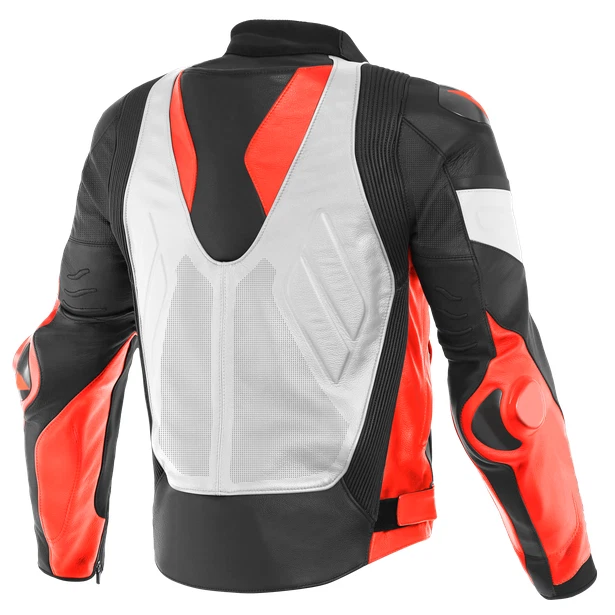 Chaquetas de cuero de vaca personalizadas para motociclista chaqueta de carreras de cuero para motociclista Foto 2 de 3