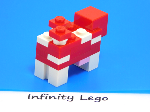 LEGO Mooshroom Minecraft Cow Minifigure The Mushroom Island Animal (21129) - Picture 3 of 4