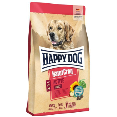 Happy Dog NaturCroq Active Hundefutter Trockenfutter 2 x 15 kg
