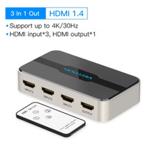 HDMI Splitter 5 in 1 Out 4K/30Hz HDMI 5X1 3X1 Adapter for 360 TV 3 in 1 Out HDM
