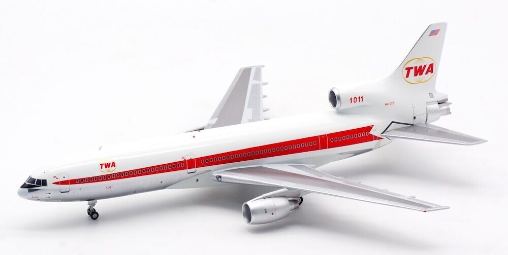 1/200 TWA B727ディスプレイモデル TWA Boeing 727-200 N12304 W/ Stand IF722TW02 Inflight200