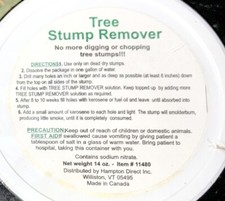 28 OZ TREE STUMP REMOVER GRANULES: ACCELERATE DECOMPOSITION, SET OF 2 EACH 14 OZ
