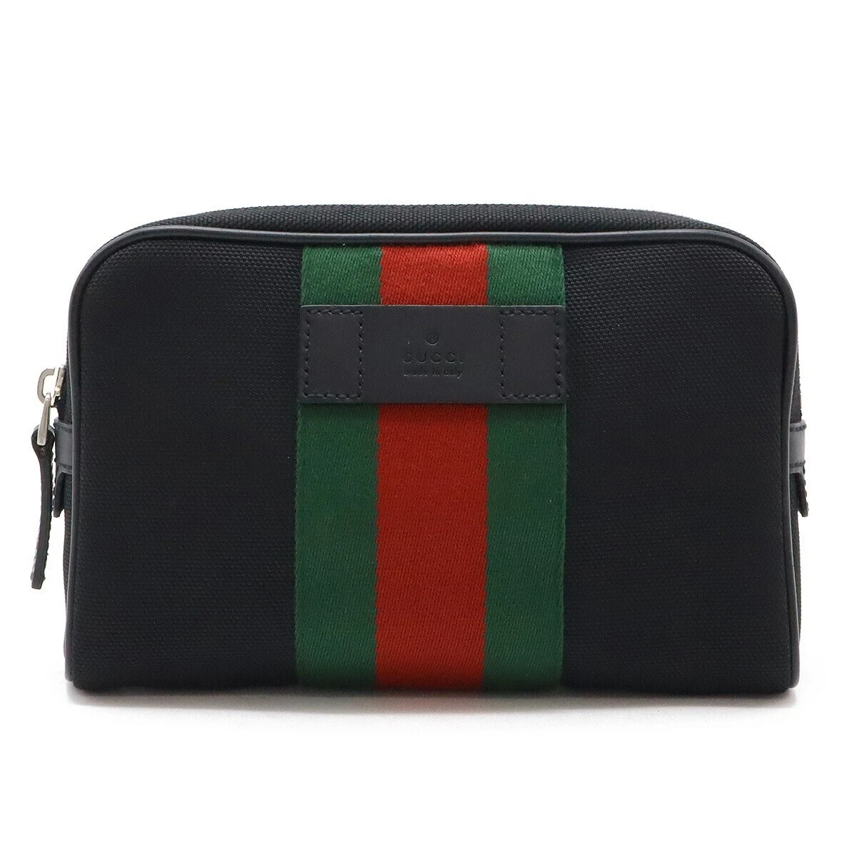 Gucci petit sac ceinture ligne sherry sac taille sac bandoulière toile cuir noir 630919