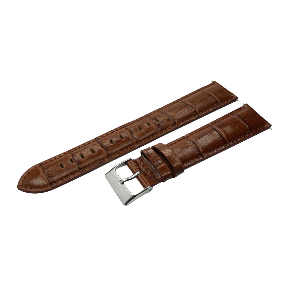 18 20 22 24 mm Genuine Leather Watch Band Extend Length  display picture 1