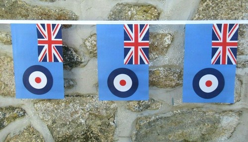 Royal Air Force RAF Blue Ensign Flag Bunting - Various Lengths - Picture 5 of 8
