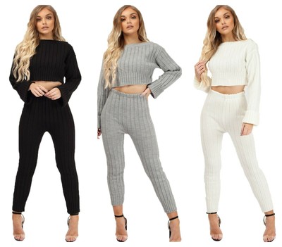 ribbed tracksuit womens