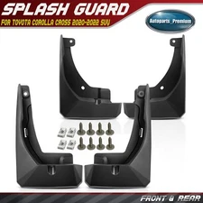 4Pcs Splash Guards Mud Flaps Mudguards for Toyota Corolla Cross 2020 2021 2022