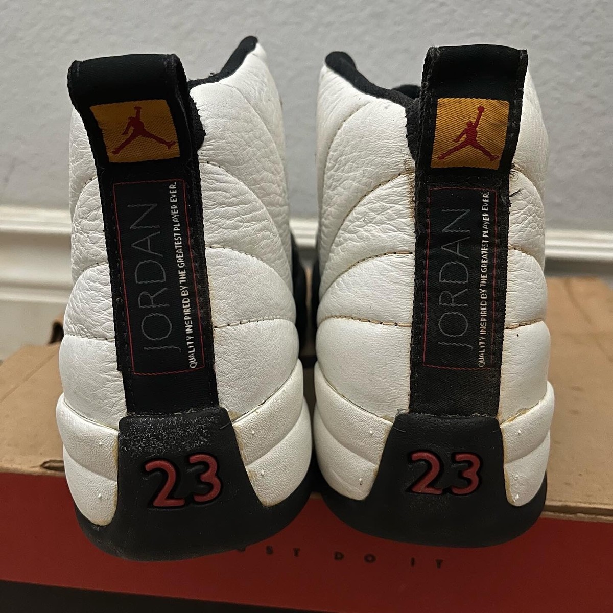 Air Jordan 12 OG Taxi (1996) Size 7.5 | eBay