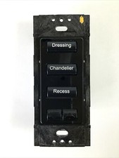 Lutron HomeWorks STWD-6BRL-BL Wired seeTouch Keypad