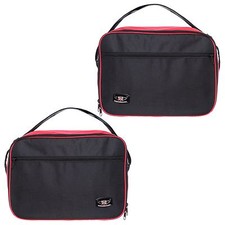 Pannier Liner Borse Bagagli per BMW R1200GS Vario (Nero/Rosso) Paio Espandibile