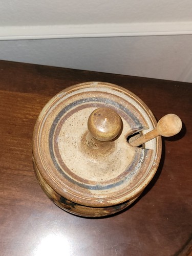 Handmade Studio Pottery Michael Obranovich POT JAR Stoneware Signed - Picture 3 of 12