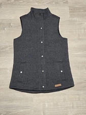 Marley Lilly Women’s Gray Sleeveless Vest Size Small