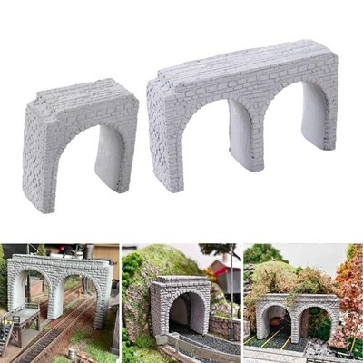 Spur N Eisenbahn Stein Tunnel Portal Modell Spielzeug Kinder Erwachsene Miniatur Szene