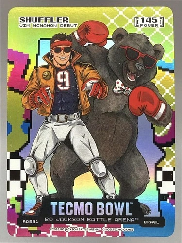 2026 Bo Jackson Battle Arena Tecmo Shuffler Jim McMahon 80s RAD Brawl SP