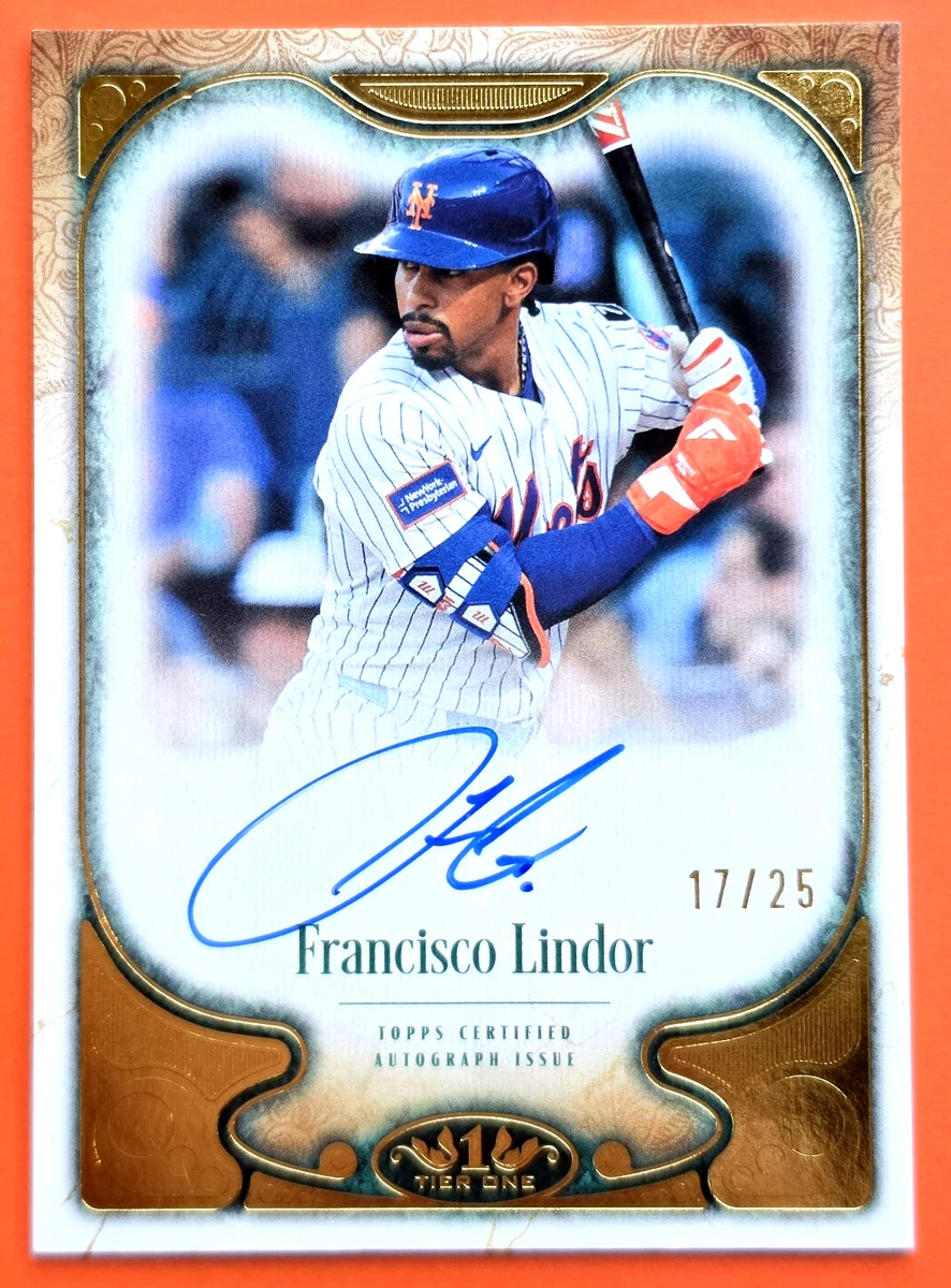 Francisco Lindor Baseball Serial Numbered Sports Trading Cards