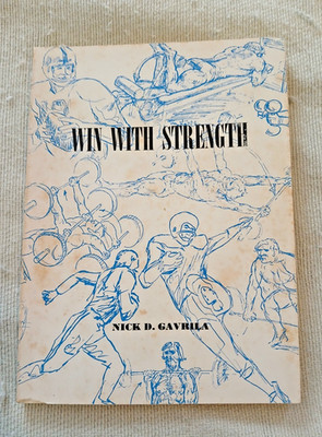 Win With Strength Nick D. Gavrila New England Patriots Strength Coach Signed PB