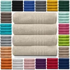 100% Egyptian Cotton Face Hand Bath Towels Jumbo Bath Sheet 450 GSM Soft Hampton