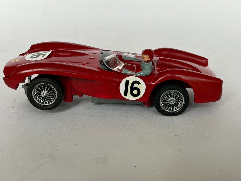 1960s Strombecker Ferrari 250 GTO Slot Car Trading Card Le Mans Sebring