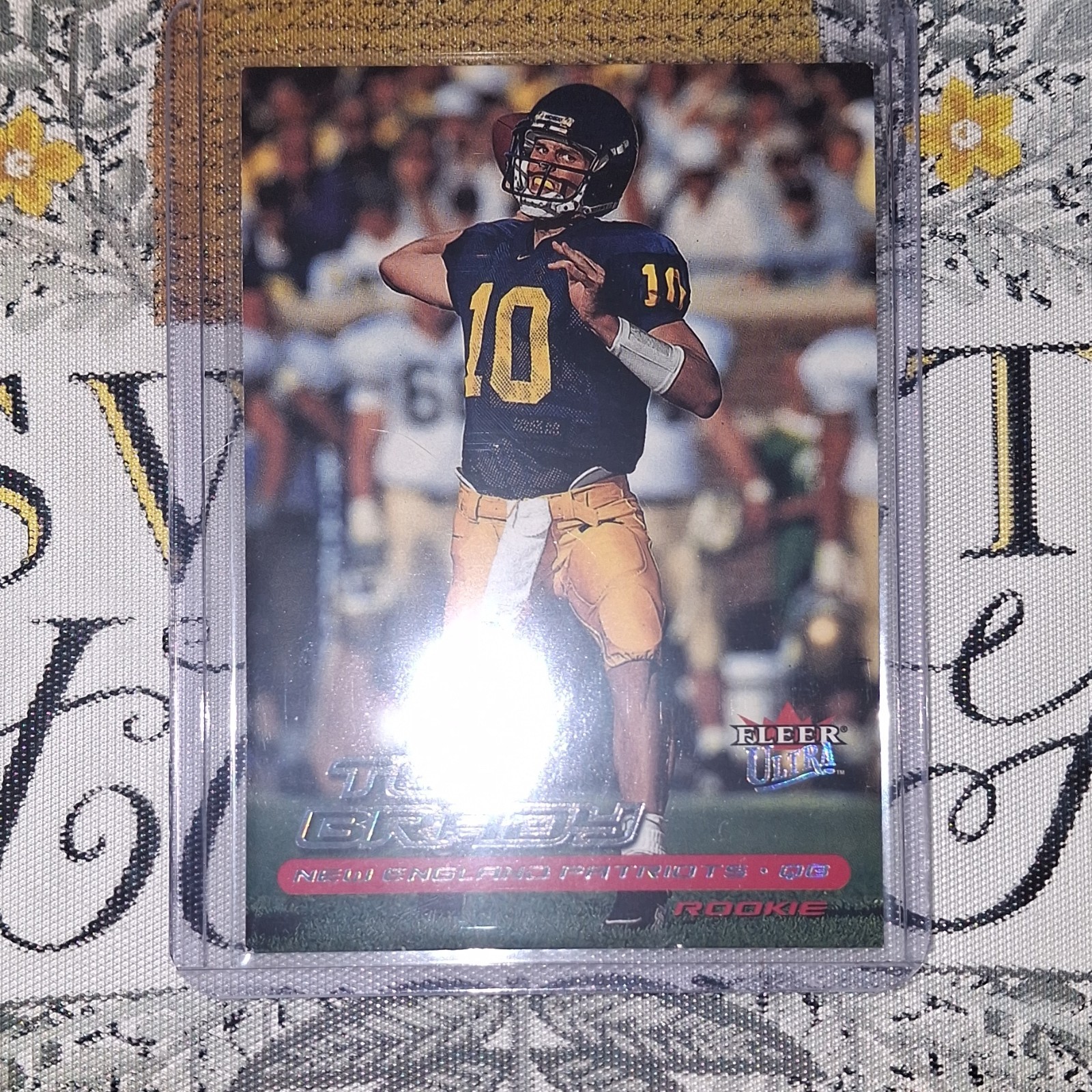 Fleer Ultra 2000 Tom Brady #234 New England Patriots Rookie Football Card