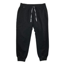 FIGS Zamora Jogger Scrub Pants Black XL Technical Collection W18SW2005 Mens
