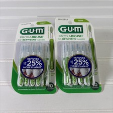 GUM Proxabrush Go-Betweens Cleaners - Tight - Lot of - 10 in Each Pack