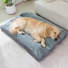Big Dog Bed for Large Sized Dogs -Dog Crate Pad Removable Washable Cover, Non...