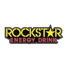 Factory Effex 15-94720 Die-Cut Sticker Rockstar Logo 12" Yellow