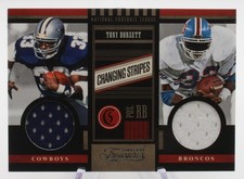 2011 Panini Timeless Treasures Changing Stripes Tony Dorsett 30 115/249 Patch