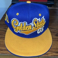 Hat Cap Golden State New Bay Area Bridge Warriors Blue Gold Era Snapback Toppro