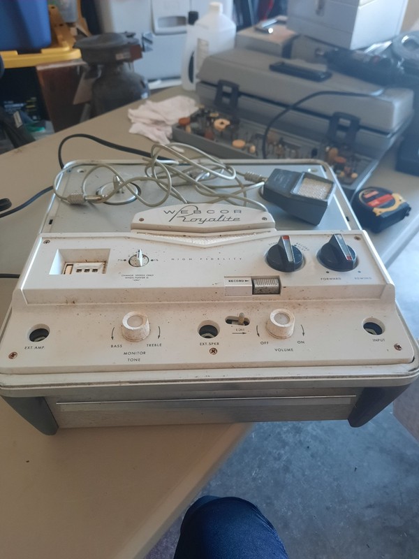 Vintage Webcor Reel To Reel Recorder FOR PARTS Only 