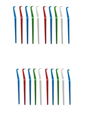 TEPE D-A-CH GMBH 20x TePe Compact Tuft - Einbüschelbürste Zahnspange Zahnpflege Zahnersatz