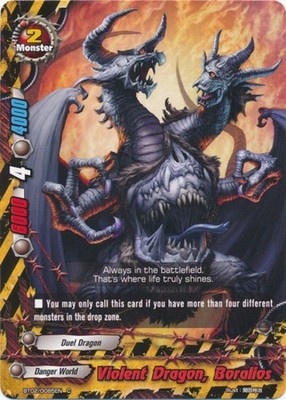 Violent Dragon, Boralios - BT02/0085 - C Near Mint Buddy Fight Set 2 Cyber Ninja