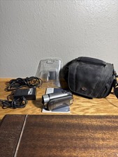 Canon FS30 41X Advanced Zoom F/2.6/96.2mm Digital Camcorder Xtra Battery, Case