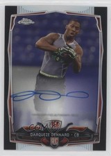 2014 Topps Chrome Black Refractor Rookie 4/25 Darqueze Dennard #204 Auto 0o0