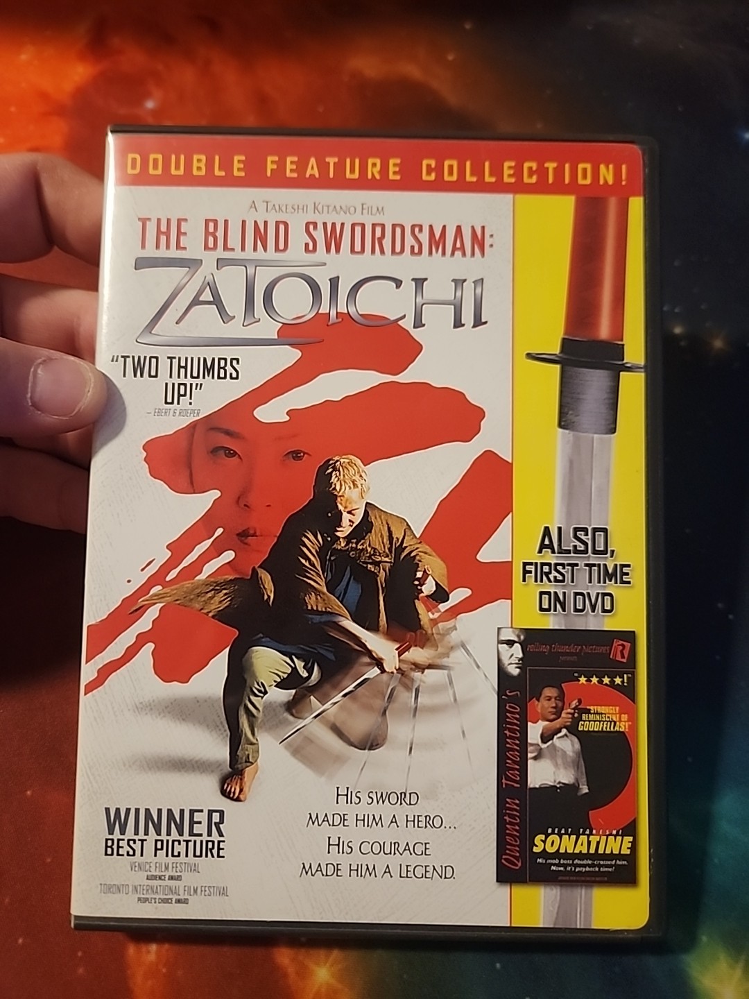 The Blind Swordsman: Zatoichi/Sonatine (DVD, 2004, 2-Disc Set) Tested Works
