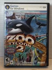 Zoo Tycoon 2 Marine Mania Expansion PC, 2006 Complete, CIB - Tested
