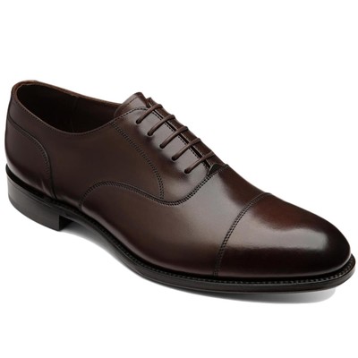 Loake Herren Stonegate Schuhe verbranntes Walnuss brüniertes Leder Größen 8 bis 11