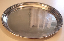 LARGE ALVIN STERLING SILVER TRAY #S152 14 IN 760 GRAMS