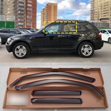 4tlg Geraucht Windabweiser Regenabweiser Set Passend f&uuml;r BMW X3 E83 20032010