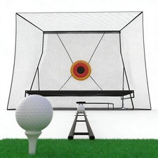10X8Ft Golf Hitting Net for Driving Real Balls Indoor Outdoor Swing Training