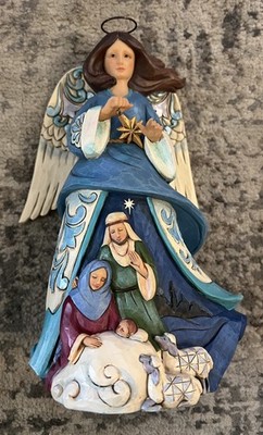 Jim Shore Wrapped In Holy Love 2016 Nativity Angel Figurine