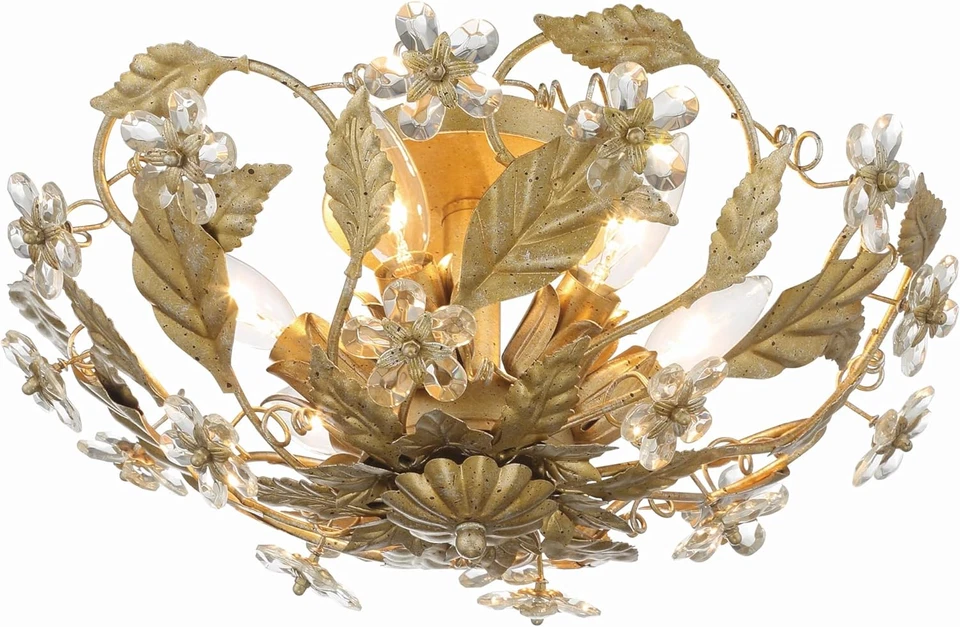 Paris Market 6 hojas de oro claro montaje semi empotrado Foto 4 de 4