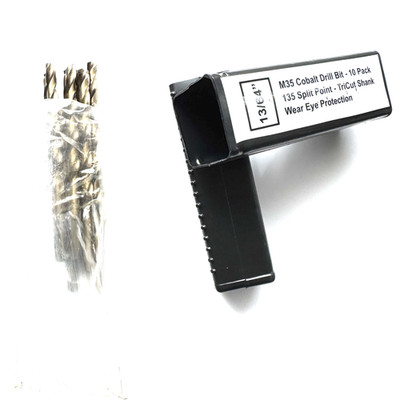 13/64'' Cobalt Drill Bit 10 Pack